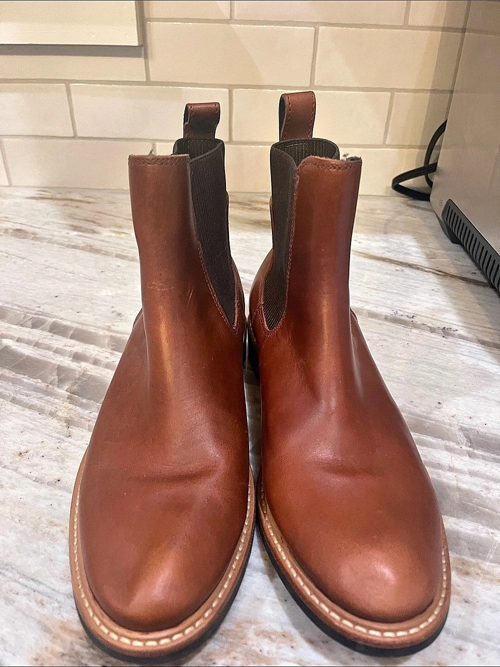Nisolo Chelsea Ankle Boots in Brown